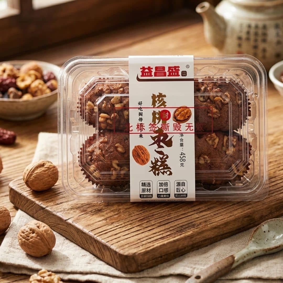 Yichangsheng walnut and jujube cake 458g package | Snack Affair Archives Yichangsheng walnut and jujube cake 458g package