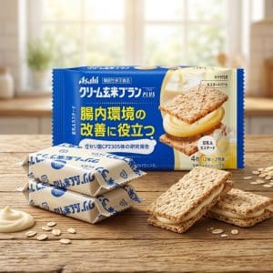 Archives Asahi Cream Genmai Bran Plus Soy Milk Custard Sandwich Biscuits