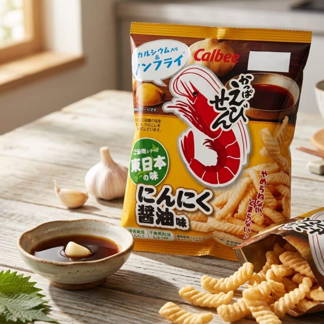 Calbee Kappa Ebisen Garlic Soy Sauce Flavour Prawn Crackers | Snack Affair Archives Calbee Kappa Ebisen Garlic Soy Sauce Flavour Prawn Crackers