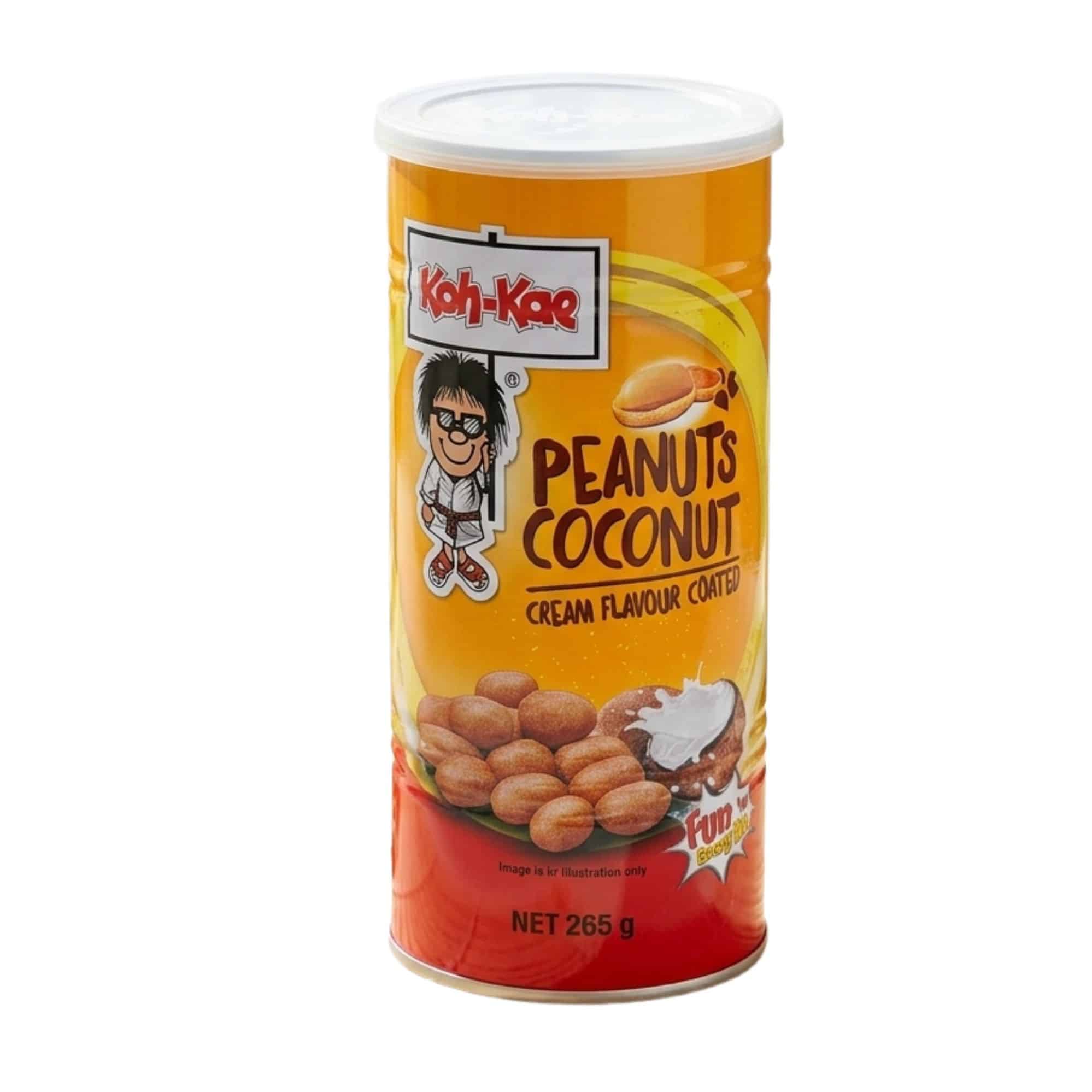 Koh Kae Peanuts coconut cream flavour coated 265g white | Snack Affair Archives Koh Kae Peanuts coconut cream flavour coated 265g - white