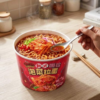 Master Kong Korean Kimchi Ramen Bowl