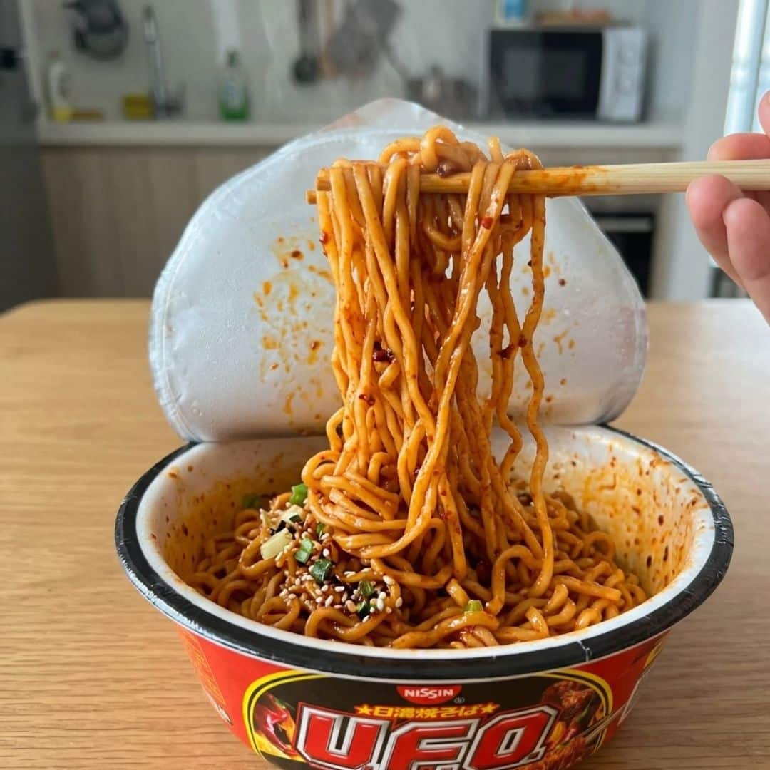 Nissin UFO Korean Hot Chicken Flavour Fried Noodles Bowl 1 | Snack Affair Archives Nissin UFO Korean Hot Chicken Flavour Fried Noodles Bowl 1