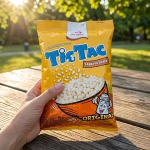 dua kelinci tic tac cassava snack