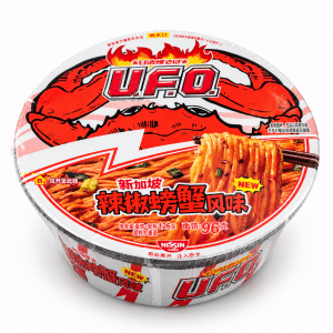 Nissin UFO Chili Crab Flavour - White Background